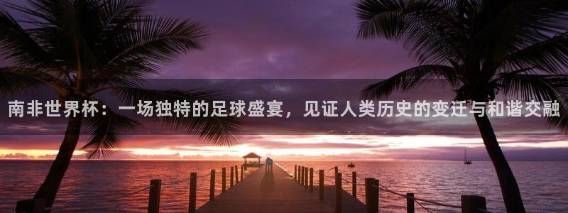 世界杯对阵图2026:南非世界杯:一场独特的足球盛宴,见证人类历史的变迁与和谐交融